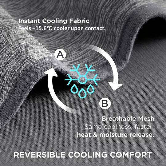 🥳2026 HOT SALE🥳❄️ 50% OFF! Cooling Comforter – Dual‑sided, Q‑Max≥0.4 fabric. One side cools, one side breathes. Sleep sweat‑free! 🌙✨