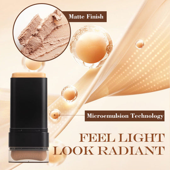 🔥Venta caliente 49% de descuento🔥Base de maquillaje en barra con corrector instantáneo y brocha incorporada