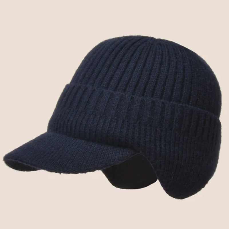 Cappello lavorato a maglia con protezione per le orecchie calda elastica da equitazione all'aperto