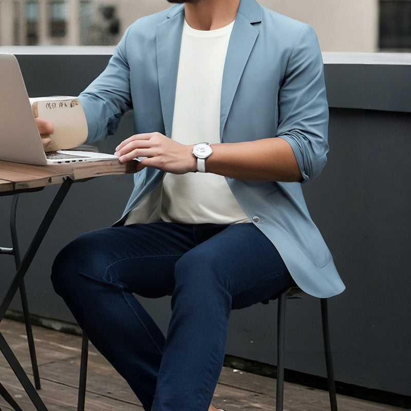 🔥Last day for a limited-time 50% discount！🔥Men's Four-Season Lightweight Blazer