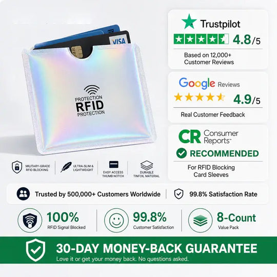 RFID Blocking Sleeves for Credit Cards