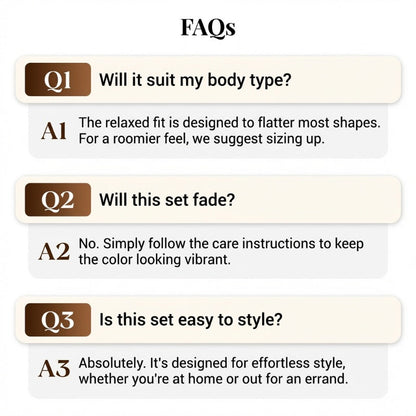 💐Women's Crew Neck Top & Drawstring Pants Set