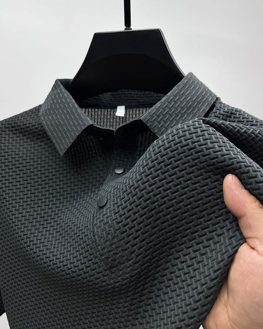 🔥Limited stock available 50% OFF👔 ❄️ Ice Silk Men's Shirt - Breathable & Smooth Fabric, Lightweight Comfort for Summer/Formal Occasions 🌞📦