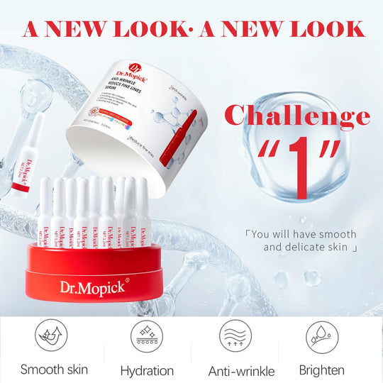 Dr.Mopick Anti-Wrinkle Essence Firming & Anti-Aging Facial Serum with Collagen Hyaluronic Acid for Smooth Skin