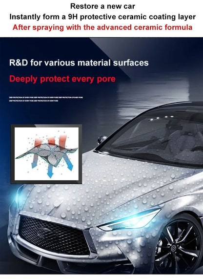 🚗 BUY 2 GET 1 FREE! ✨ Car Paint Scratch Repair Spray - Erases Light Scratches & Scuffs in 5 Mins, No Professional Tools Needed! 🛠️📦