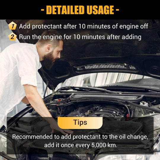 🔥50% SLEVA🚘 Vysoce účinný ochranný přípravek proti opotřebení motoru⏳ Do vyprodání zásob
