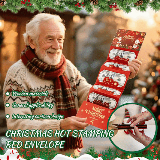🎅Kerstcadeau-idee: KOOP 2, KRIJG 1 GRATIS!!🎄Kerstgeld envelop met geldclip✨Maak elk cadeau onvergetelijk