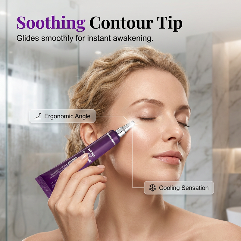 Calcium Bonding Eye Cream formulated for Sunken Under-Eyes, Sagging Eye Bags, and Fine Lines