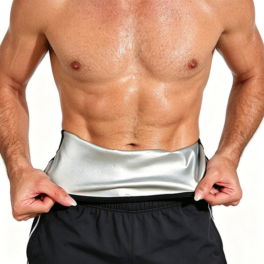 ✨New Arrival 50% OFF🏃‍♂️ Men's Waist Trainer Sweat Belt – Compression, Trimmer, Sauna Effect ✨