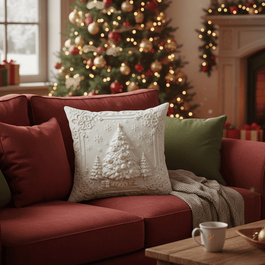 🎁Joulun alkualennukset 49% POIS🎅🎄Jouluaiheinen tyynynpäällinen