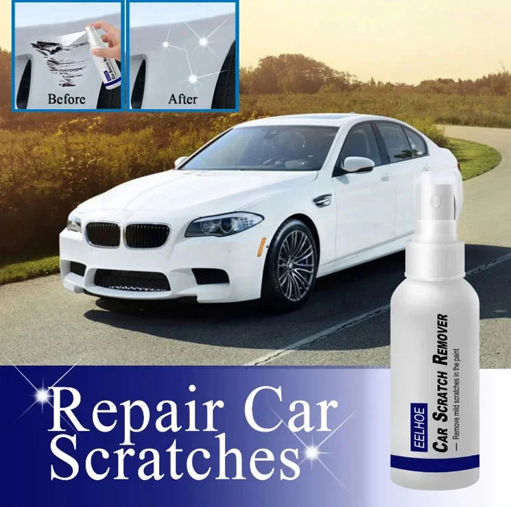 🚗 BUY 2 GET 1 FREE! ✨ Car Paint Scratch Repair Spray - Erases Light Scratches & Scuffs in 5 Mins, No Professional Tools Needed! 🛠️📦