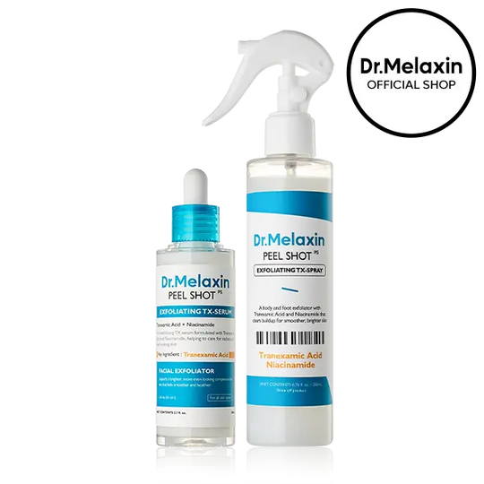 [Dr.Melaxin Official] Exfoliating Tone Smoothing TX Duo, Tranexamic Acid & Niacinamide Gentle Peeling for Dark Spot Care