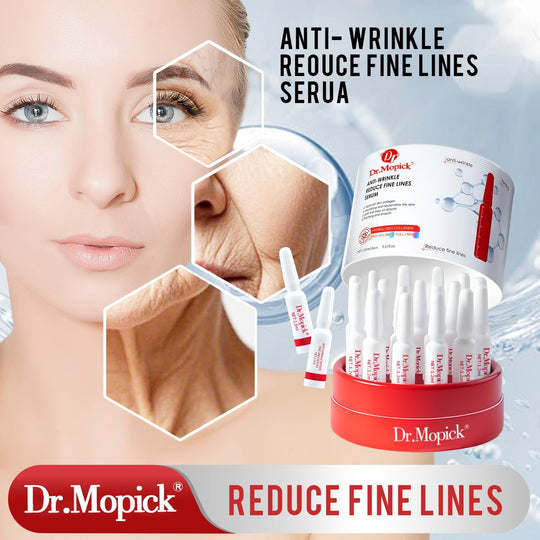 Dr.Mopick Anti-Wrinkle Essence Firming & Anti-Aging Facial Serum with Collagen Hyaluronic Acid for Smooth Skin