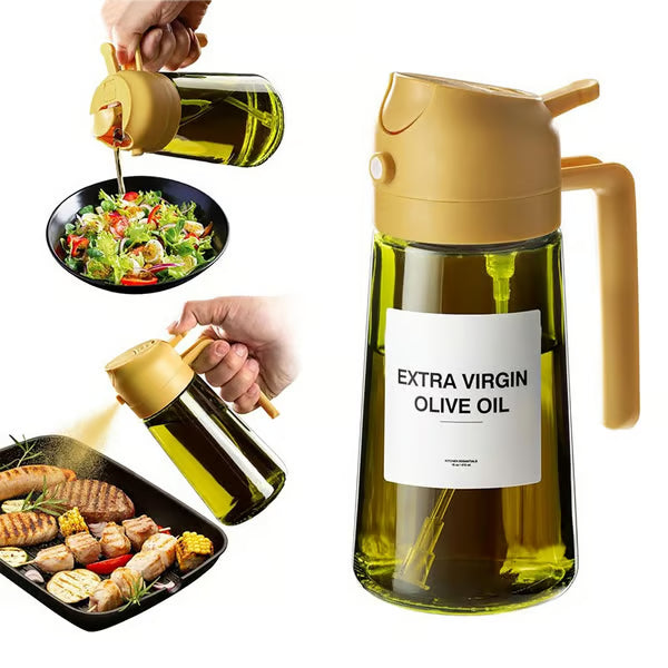 🔥 Pēdējās dienas īpašā cena!!!! 💕2 vienā stikla eļļas smidzinātājs &  Dozators