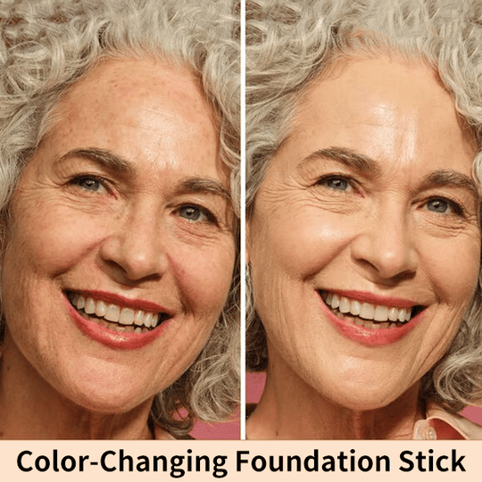 [OFFICIAL PRODUCT]  Cover Cream Stick V w/ Detachable Brush - Korean Skin Care Color-Changing Foundation Stick with Collagen Capsules