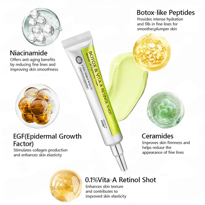 𝑶𝒇𝒇𝒊𝒄𝒊𝒂𝒍 𝑺𝒕𝒐𝒓𝒆👍| Retrouvez une peau jeune maintenant 💫STDEI® BOTOX & VITA A RETINOL SHOT Crème raffermissante anti-rides