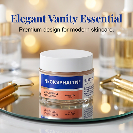 Necksphalt ECM Neck Barrier Cream | Anti-aging Cream, Firming Wrinkles, Skin Lifting | Korean Cosmetics | 1.7 fl oz (50 ml)