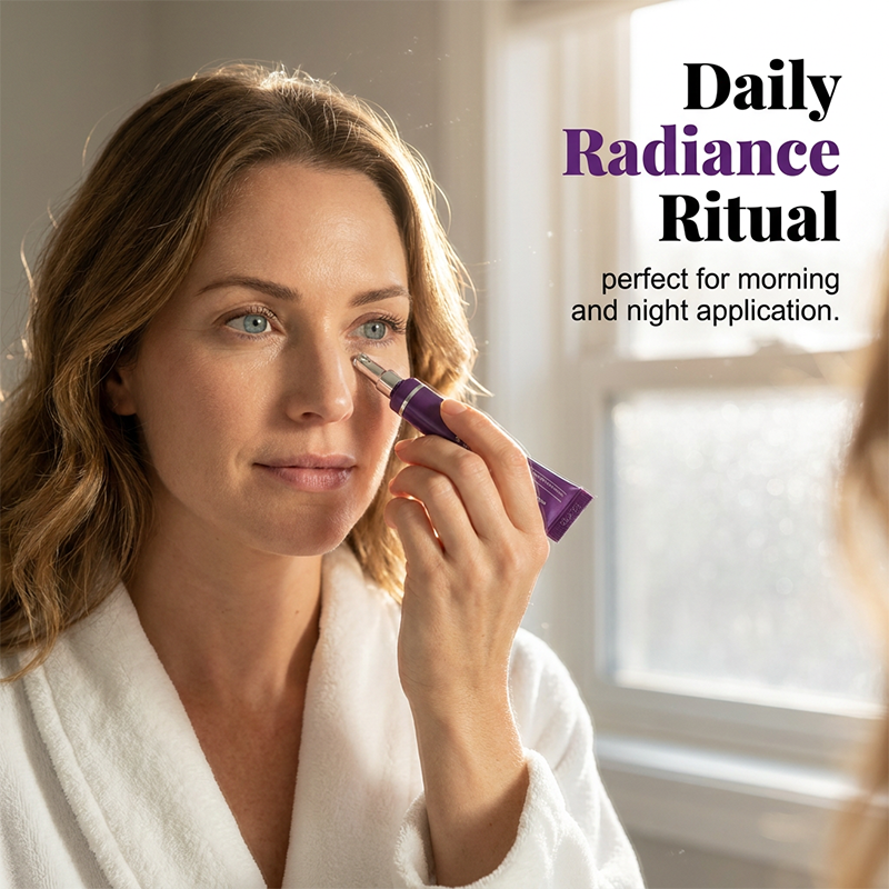 Calcium Bonding Eye Cream formulated for Sunken Under-Eyes, Sagging Eye Bags, and Fine Lines