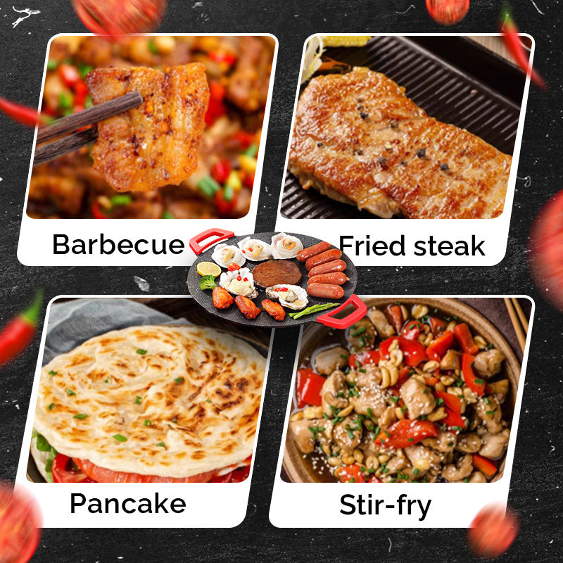 ⏳Offre spéciale à durée limitée⏰Poêle à griller électrique antiadhésive d'intérieur🍳