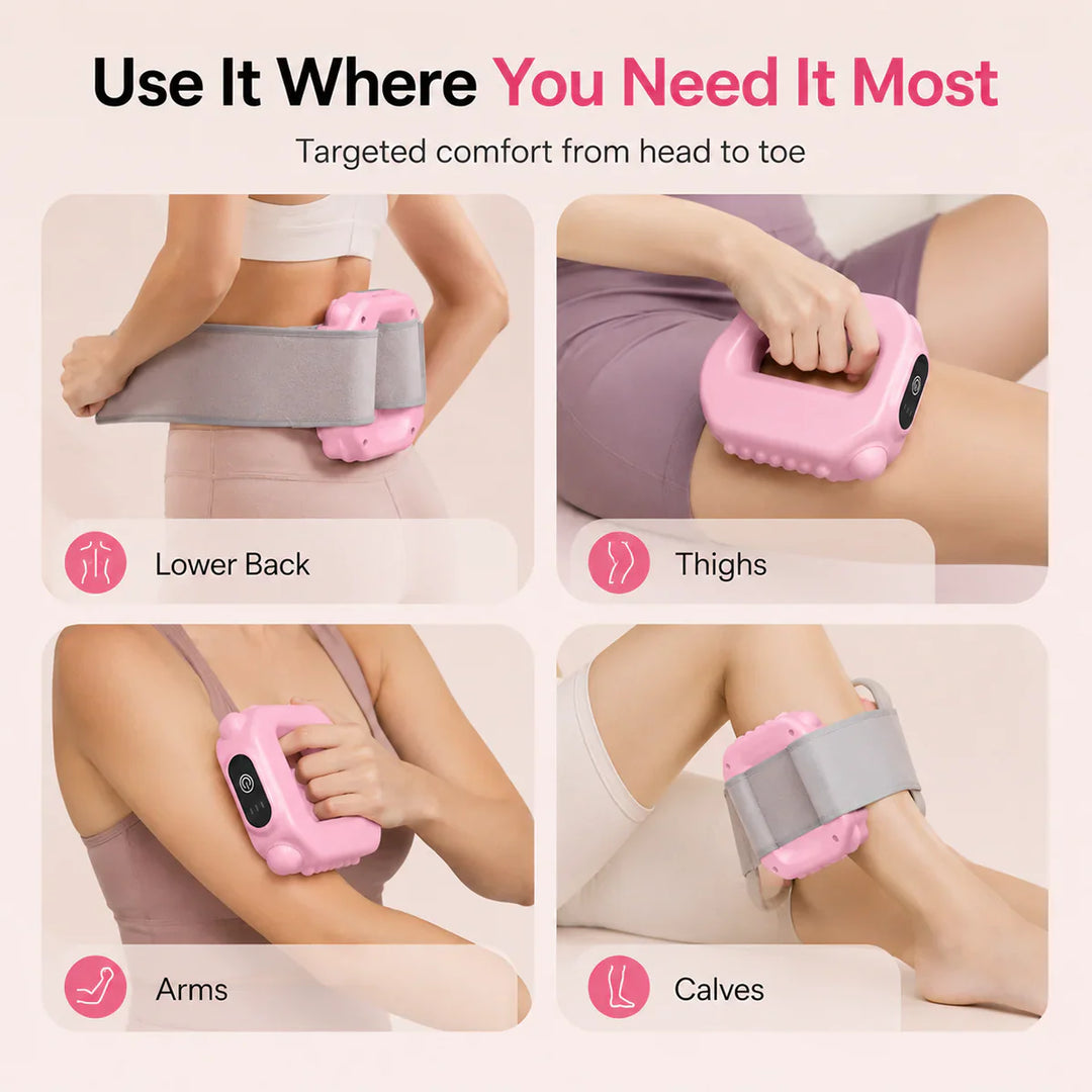 Hands-Free Fascia Massager for Muscle Relaxation & Recovery