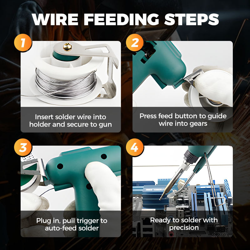 💥Time-limited Special⌛ High-efficient 80W Electric Sodering Iron（with Stainless steel solder wire）