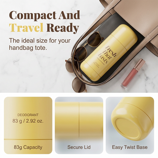 Deodorant Vanilla & Pistachio Fresh That Lasts | 24 Hour Odor Control, No Aluminum, Baking Soda, Parabens, Phthalates, Ethanol | Brightening & Smoothing for Dark Underarms with Koic Acid & Turmeric | Korean Skincare, K-Beauty