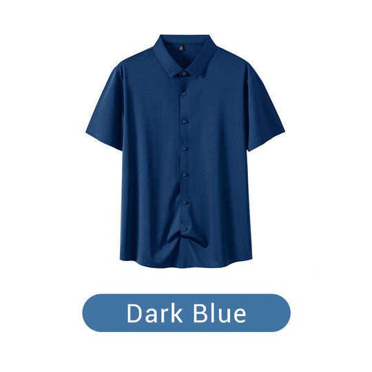 👔 Men's Short Sleeve 4-Way Stretch Shirt