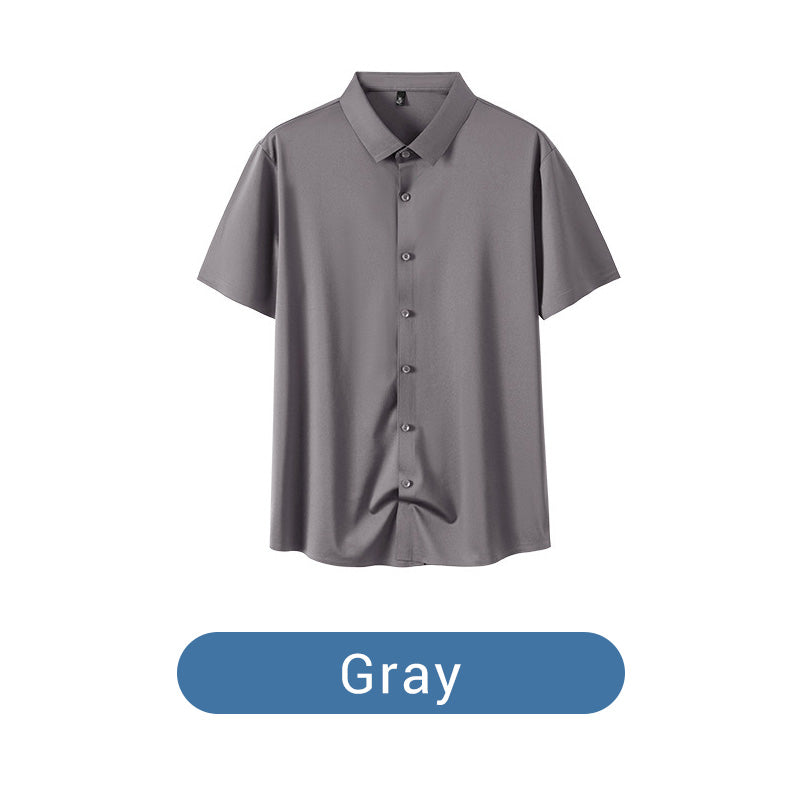 👔 Men's Short Sleeve 4-Way Stretch Shirt