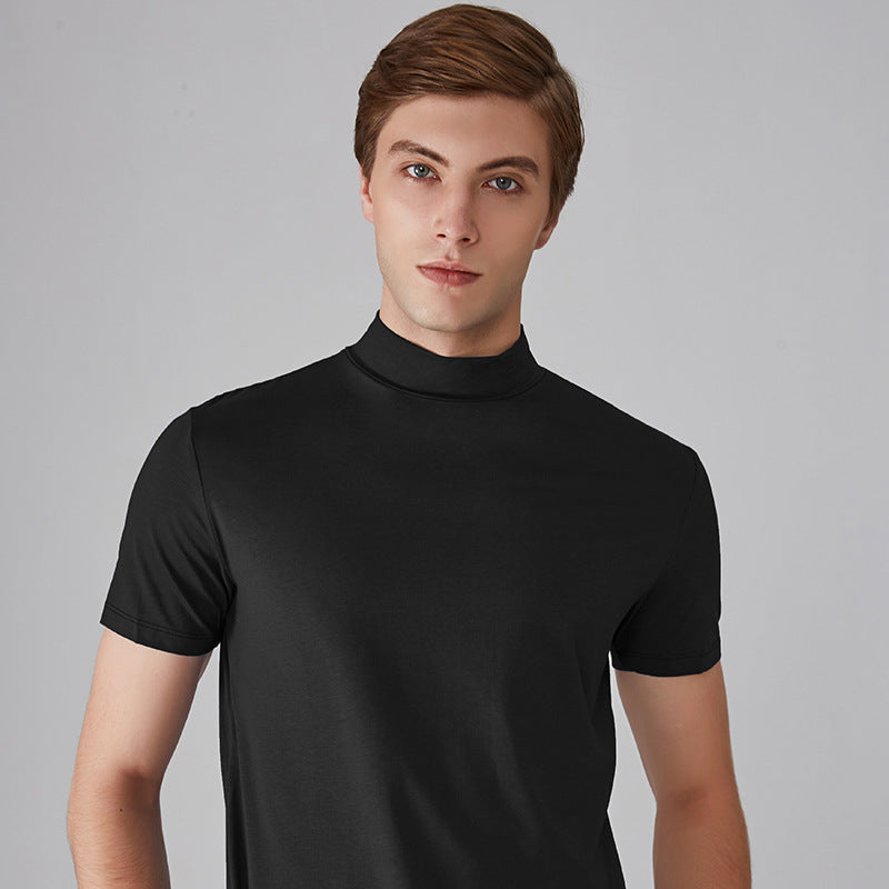 🔈🔈2026 Hot Sale🔥 High Neck Slim Fit T-shirt for Men