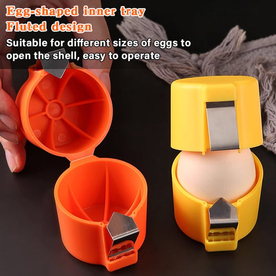 🔥Limited-time-Buy 1 Get 1 Free ！！！🍳 Quick Egg Cracker Tool – Open Hundreds Of Eggs Faster & Cleaner 🔥