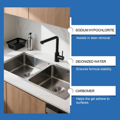 🏠 Over 300,000 Units Sold！🔥Mold Removal Gel – Heavy Duty Formula, Multi-Surface Cleaner & Works on Shower & Tile 🧽✨（100ml stain removal cleaning gel + 1 *brush）