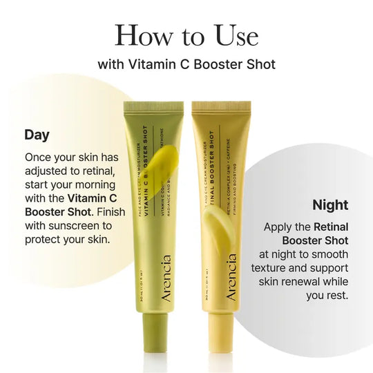 Vitamin C Booster Shot, Pure Vitamin C + Glutathione for Bright, Healthy Skin Glow