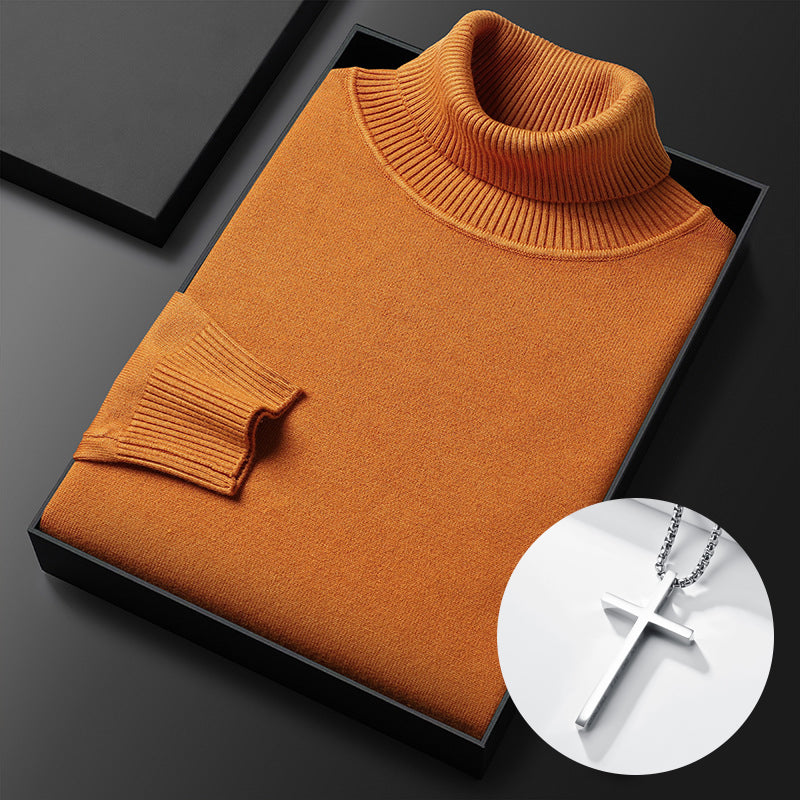 HOT SALE-49% OFF ✨Men's Solid Color Premium Turtleneck Sweater