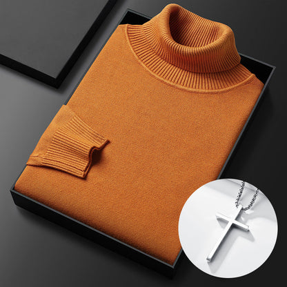 ⏳Black Friday Hot Sale!  ⏰Men's Solid Color Premium Turtleneck Sweater👔