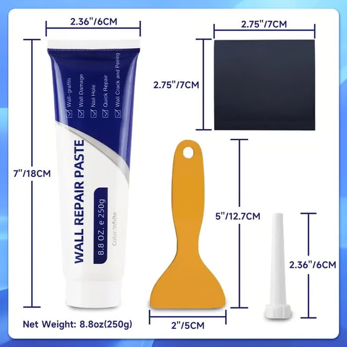 🔬 2026 Innovation | Wall Repair Paste | Fills Cracks & Holes in 1 Step 🏠【Flash Sale】
