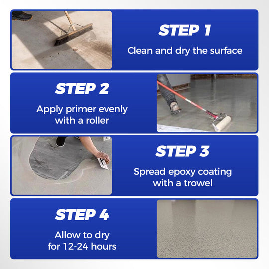 ✨2026 HOT SALE New Arrival🔥Limited Time Special Price !!🎉High-Gloss Marble Finish Epoxy Floor Coating