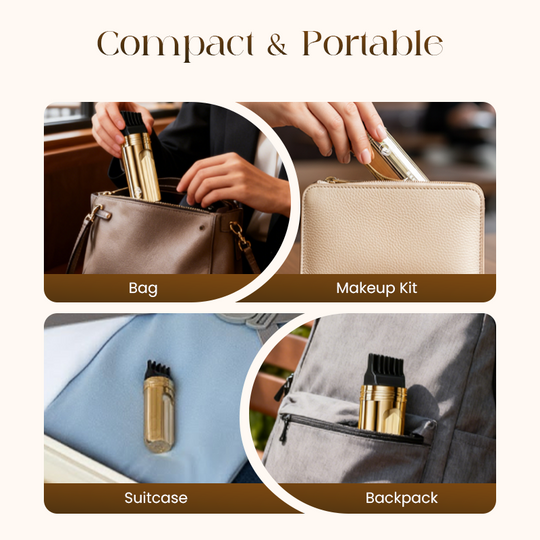 ✨2-in-1 kätevä hiusvärikampa harmaille hiuksille75% POIS)