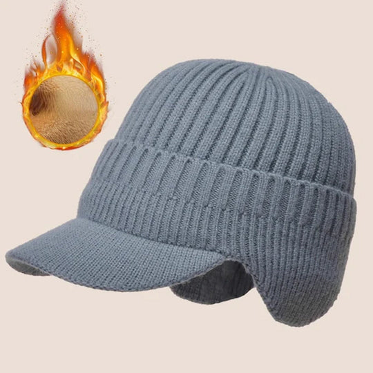Cappello lavorato a maglia con protezione per le orecchie calda elastica da equitazione all'aperto