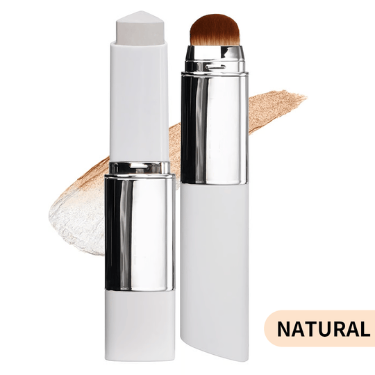 [OFFICIAL PRODUCT]  Cover Cream Stick V w/ Detachable Brush - Korean Skin Care Color-Changing Foundation Stick with Collagen Capsules