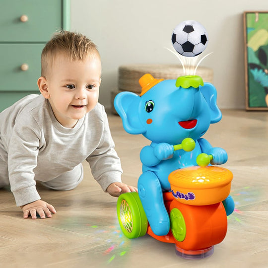 👦👧Musical Walking Elephant Drummer Toy