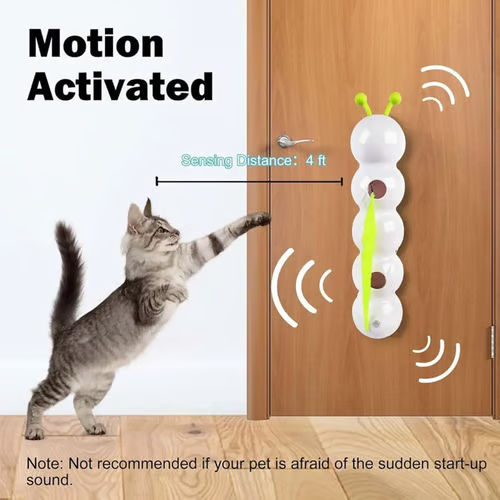 Nouveau💥Offre spéciale 2025 !🐛Jouet interactif électrique en forme de chenille pour chat