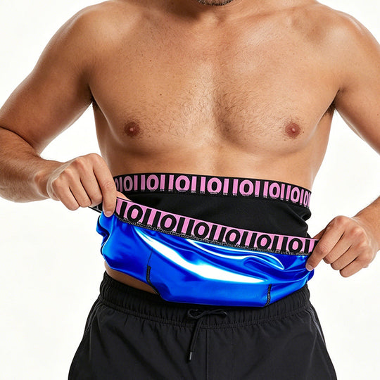 ✨New Arrival 50% OFF🏃‍♂️ Men's Waist Trainer Sweat Belt – Compression, Trimmer, Sauna Effect ✨