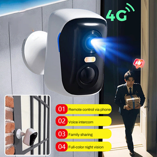 ✨🌞Draadloze nachtzichtcamera – Intelligente beveiliging 24 uur per dag!|