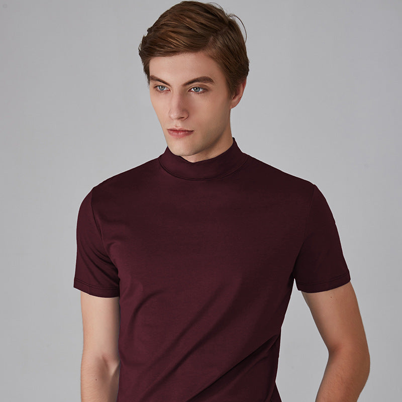 🔈🔈2026 Hot Sale🔥 High Neck Slim Fit T-shirt for Men