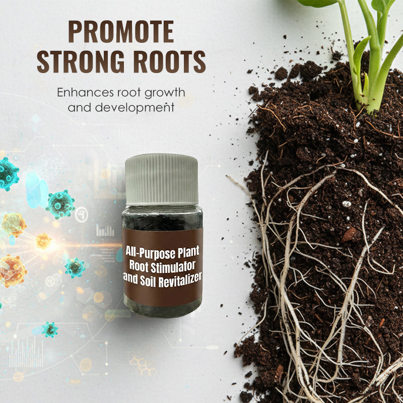 🔥Over 300,000 units sold！All-Purpose Plant Root Stimulator and Soil Revitalizer