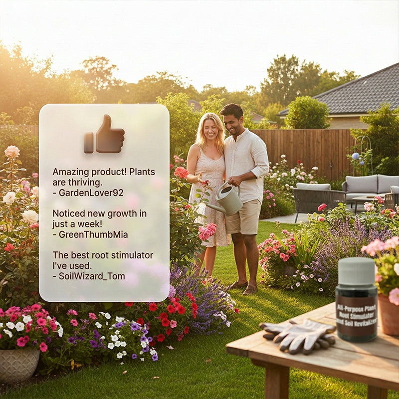 🔥Over 300,000 units sold！All-Purpose Plant Root Stimulator and Soil Revitalizer