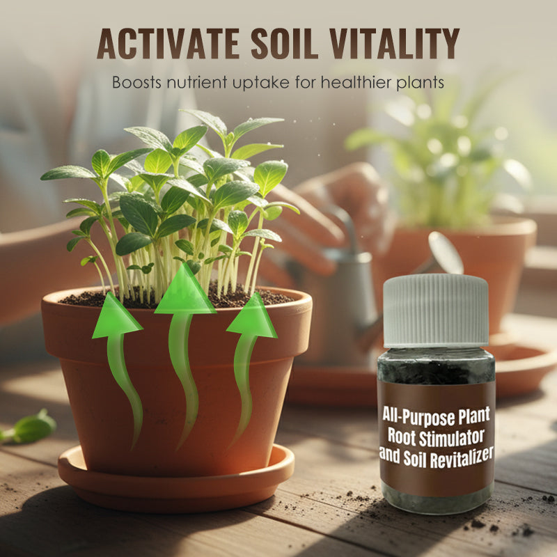 🔥Over 300,000 units sold！All-Purpose Plant Root Stimulator and Soil Revitalizer