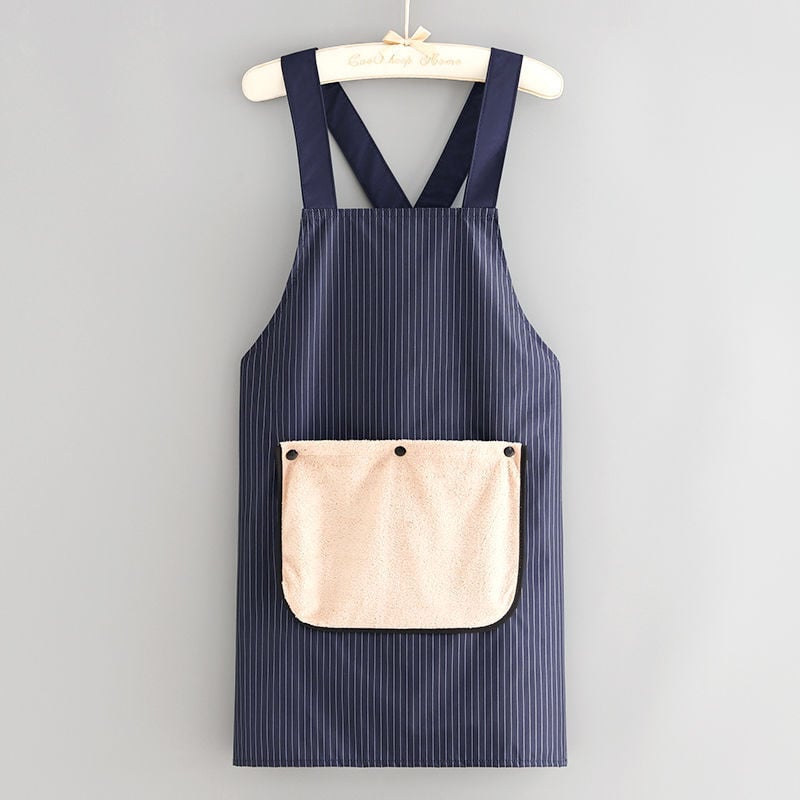 🔥 Apron with Pockets for Women and Men Cross Back Design with Towel