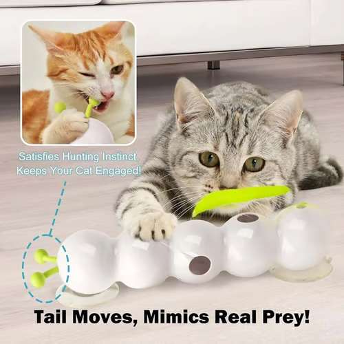 Nouveau💥Offre spéciale 2025 !🐛Jouet interactif électrique en forme de chenille pour chat