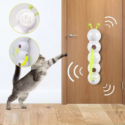 Nouveau💥Offre spéciale 2025 !🐛Jouet interactif électrique en forme de chenille pour chat